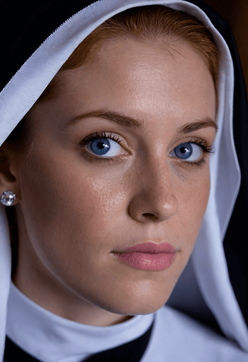 stunning nun