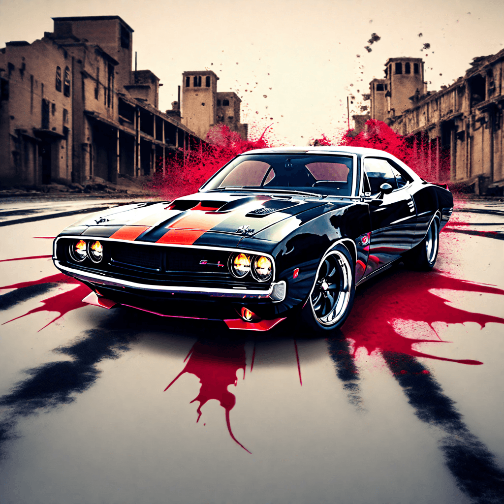 AI generated: A Masterfully drawn (((comic retro poster style))) for a (retrospective world) featuring a sleek str...