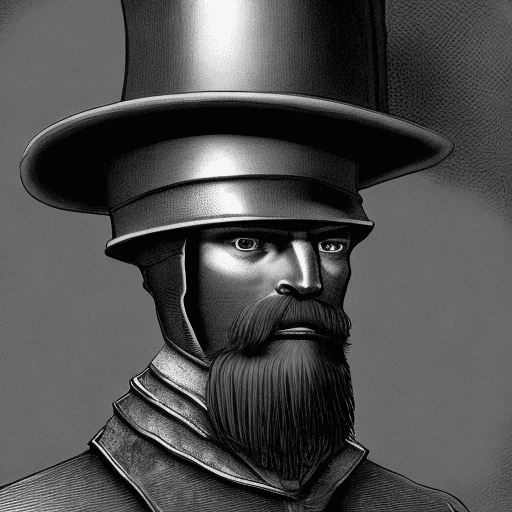 AI generated: Victorian etching of Ned Kelly, realistic, focused, extreme details, unreal engine 5, cinematic, 