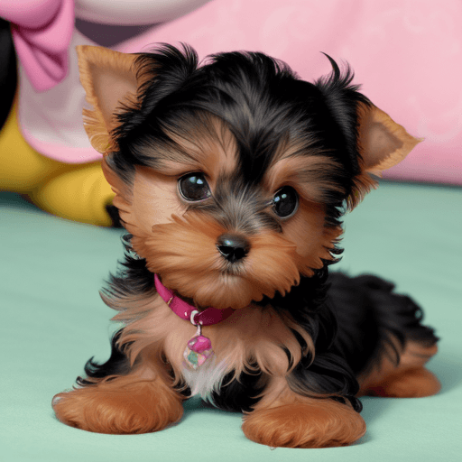 AI generated: disney female puppy yorkie