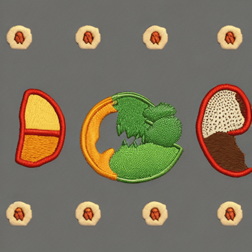 AI generated: Hyper realistic digital svg image of mushrooms identification and foraging merit badge design for pr...