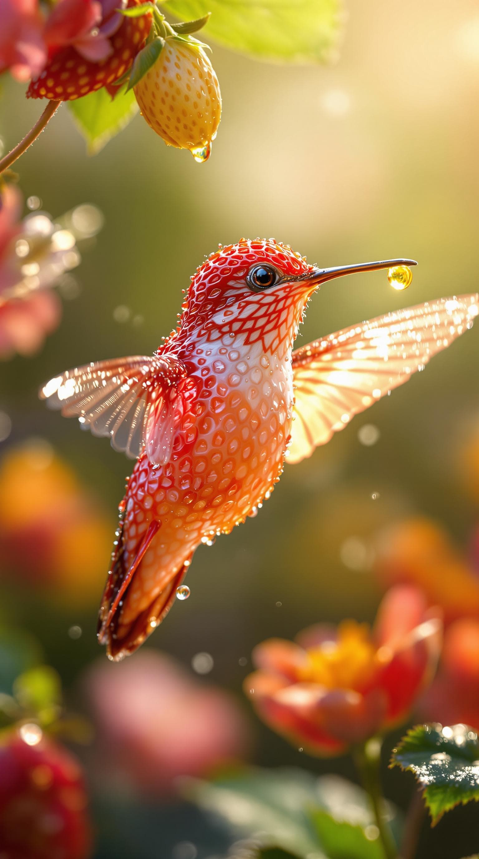 AI generated: (Masterpiece, best quality, ultra-realistic, 8K resolution:1.4), a hyper-detailed macro photograph o...
