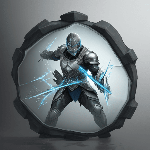 AI generated: power of shield glass , extremly realistic