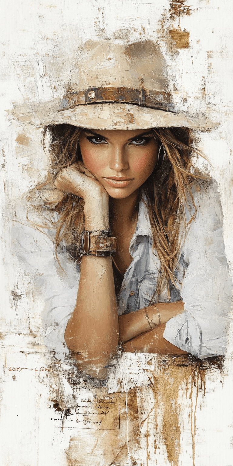 AI generated: a woman with long flowing hair, in the style of photorealistic paintings, multi-layered --chaos 75 -...