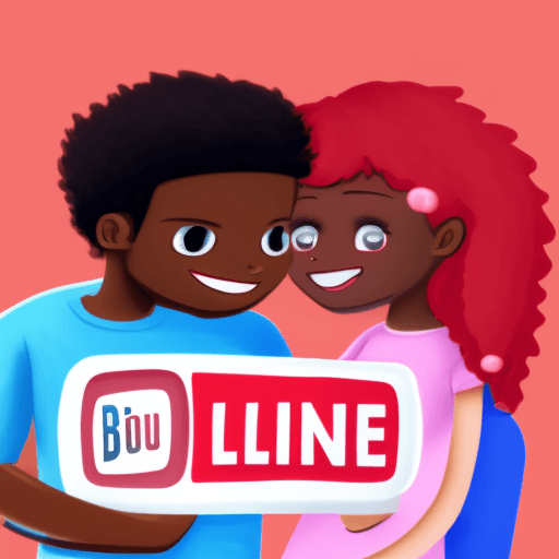 AI generated: a logo for a youtube channel

They are two boyfriends, a boy and a girl, the girl is red-haired with...