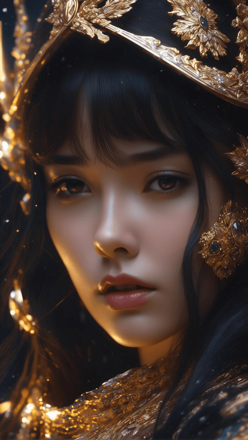 AI generated: RAW photograph of a stunning heavenly beautiful woman, sharp contrast, Techno Marble, photorealistic...