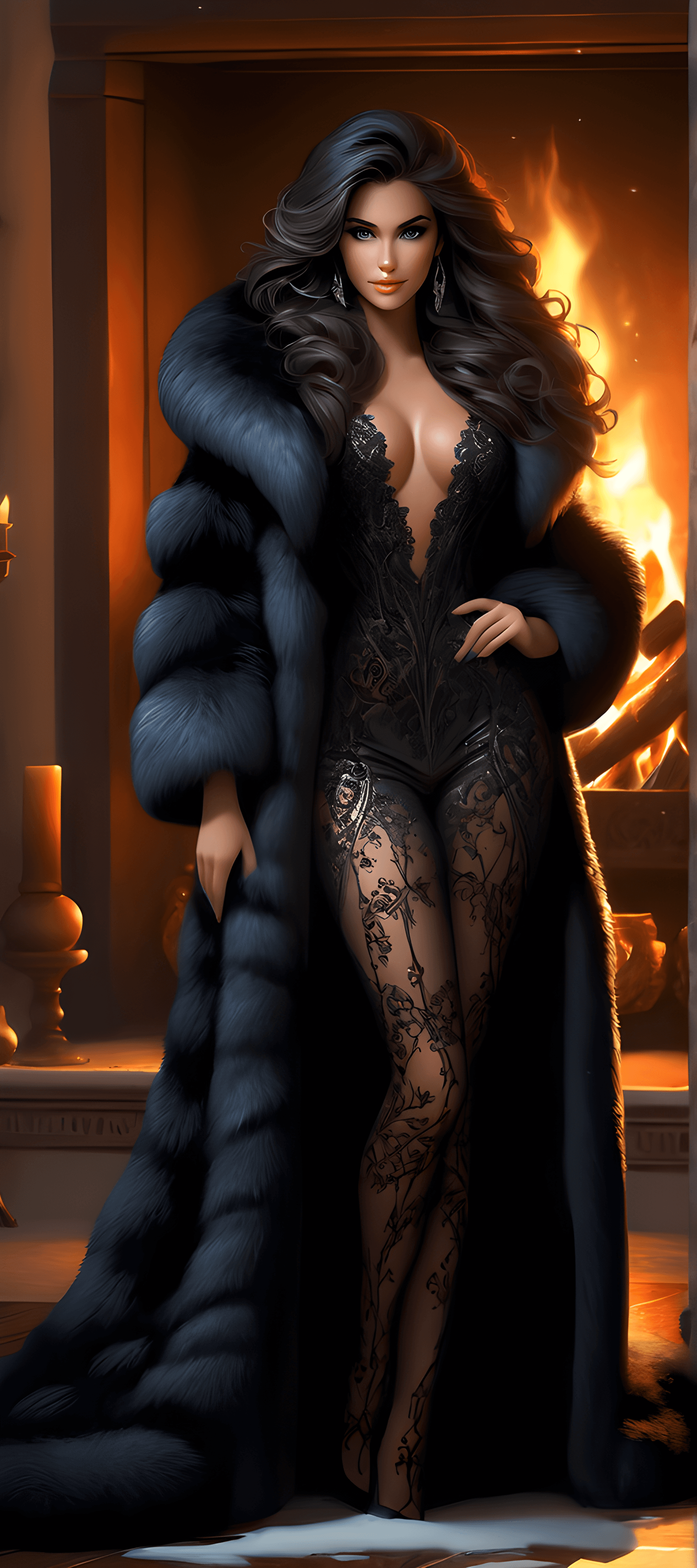 AI generated: Realistic full body Incredible stuning woman in her 20s, (perfect face), defined jawline, beautiful ...