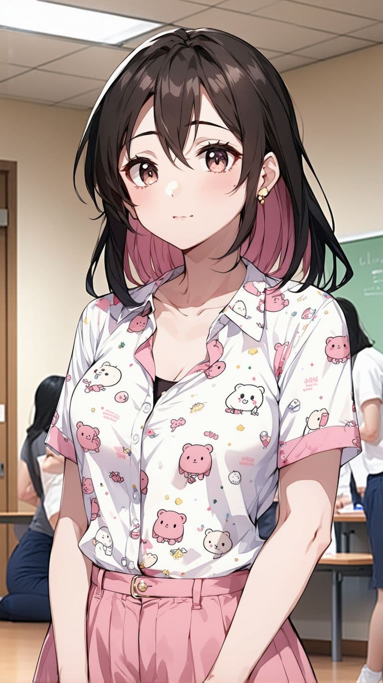 AI generated: 1Girl, Makima (Chainsaw Man), ((Shexyo drawn style)), HD, Best Quality, 4K, Kawaii style, Anime styl...