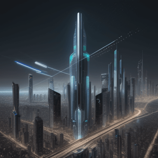 AI generated: city from the future

