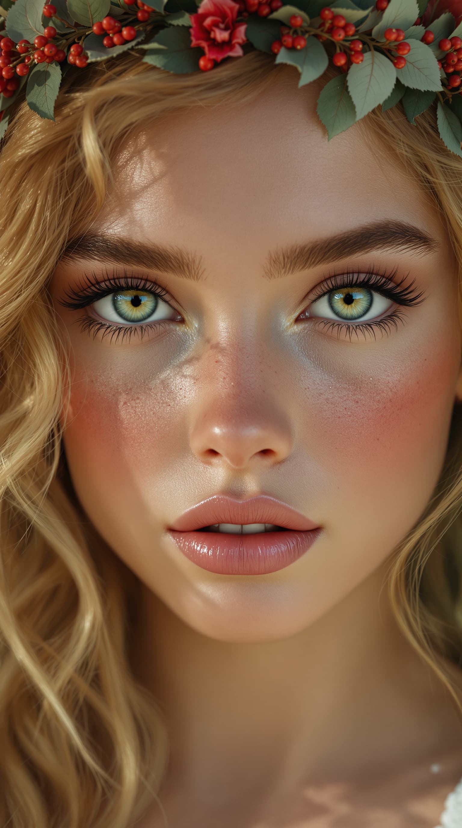 AI generated: A hyper-realistic depiction of  AnnaSophia Robb embodying the ethereal beauty of an ancient Greek ch...