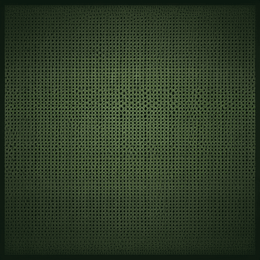 AI generated: The background of a Green dotted pattern background in the style of neogeo minimalism holotone print