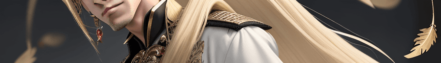 AI generated: masterpiece, best quality,kaveh (genshin impact), 1boy, male focus, solo, blonde hair, hair ornament...