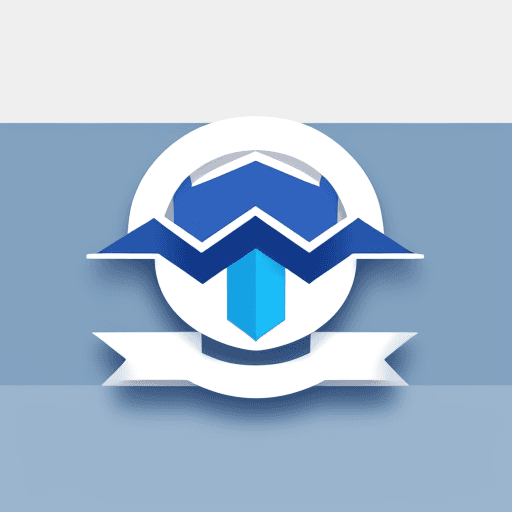 AI generated: Logo for a financial company. It will be for an online platform. It might contains blue color and wh...