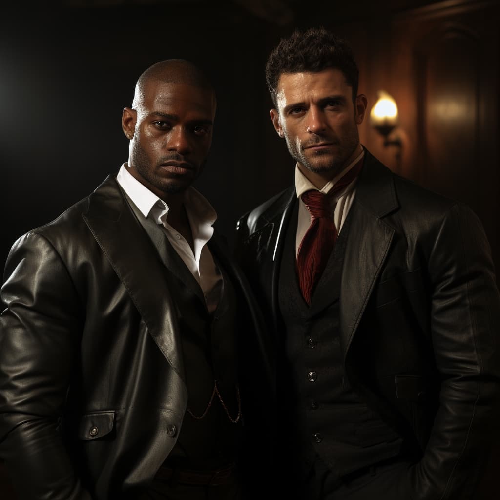 AI generated: Exotic male, serious mood, african american, perfect male anatomy, Photorealistic, ultra quality, fa...