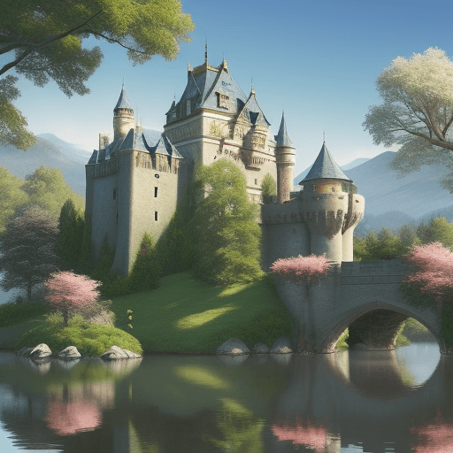 AI generated: Tea Time Tranquility theme
castle