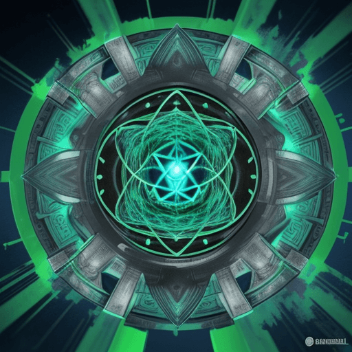 AI generated:   bombilla grande y bien formada con su casquito, y su relleno es un cerebro de colores oro, verde y...