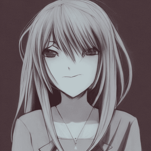 AI generated: anime girl with high hair