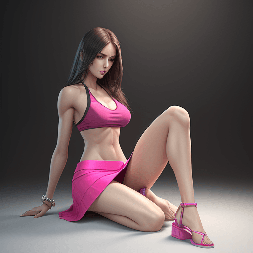 AI generated: Generate a realistic image ( full length: head to toes, showing all legs) of a young, athletic and h...
