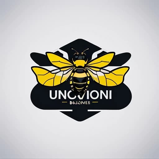 AI generated: bee, logo, modern, versatile, unique, striking and creative, business model, innovation, entrepreneu...