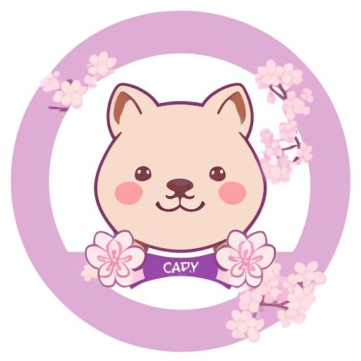 AI generated: imagine logo of a capybara company with a smile, vector art, cute, in flat vector logo of circle, pi...