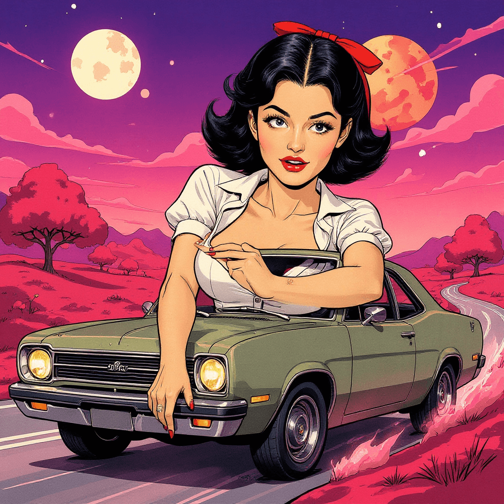 AI generated: She came from Planet Claire
I knew she came from there
She drove a Plymouth Satellite
A-faster th...
