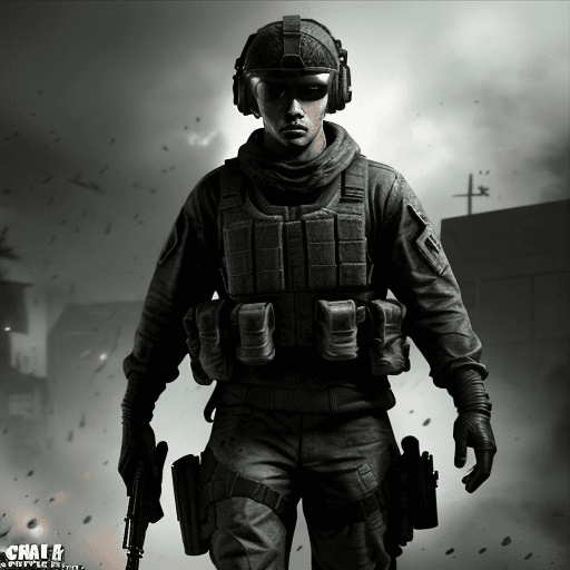 AI generated: call of duty main character on a mission
fully loaded 

