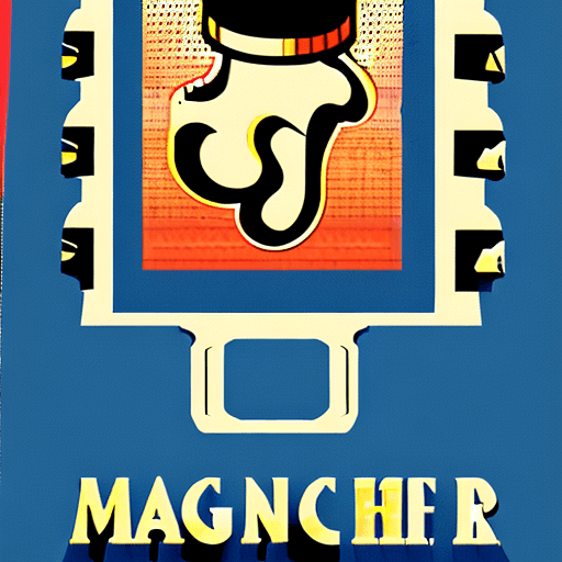 AI generated: Generate a ilustration with Soviet-style poster of hand magnifier. Format it in 9:16 ratio, 8K resol...