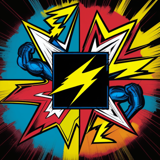 AI generated: "Create a bold and eye-catching logo for a superhero-themed T-shirt brand. The logo should evoke the...