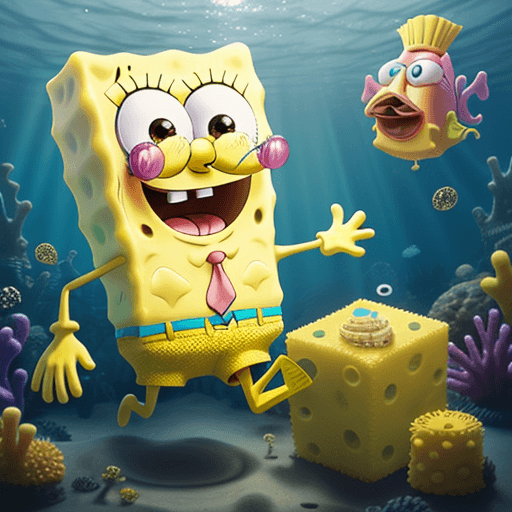AI generated: Spongebob