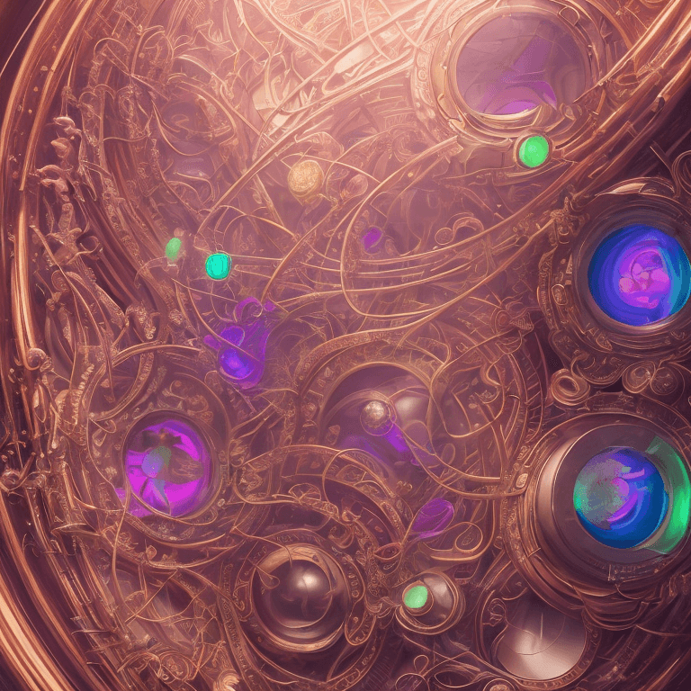 AI generated: classical music, 35mm lens, beautiful macro close-up imagery, vibrantly lush neon lighting, volumetr...