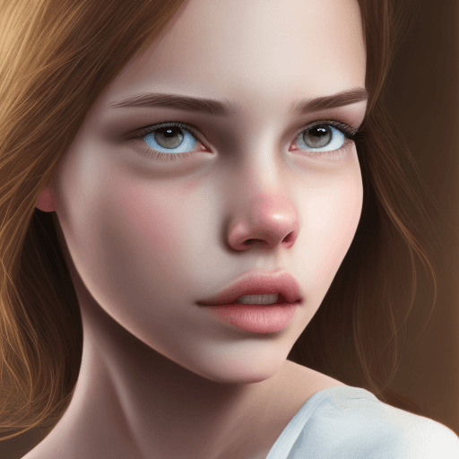 AI generated: Hyper realistic, girl, natural