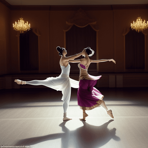 AI generated: Elegance in Motion"! Discover the passion for classical dance in an inspiring environment where grac...