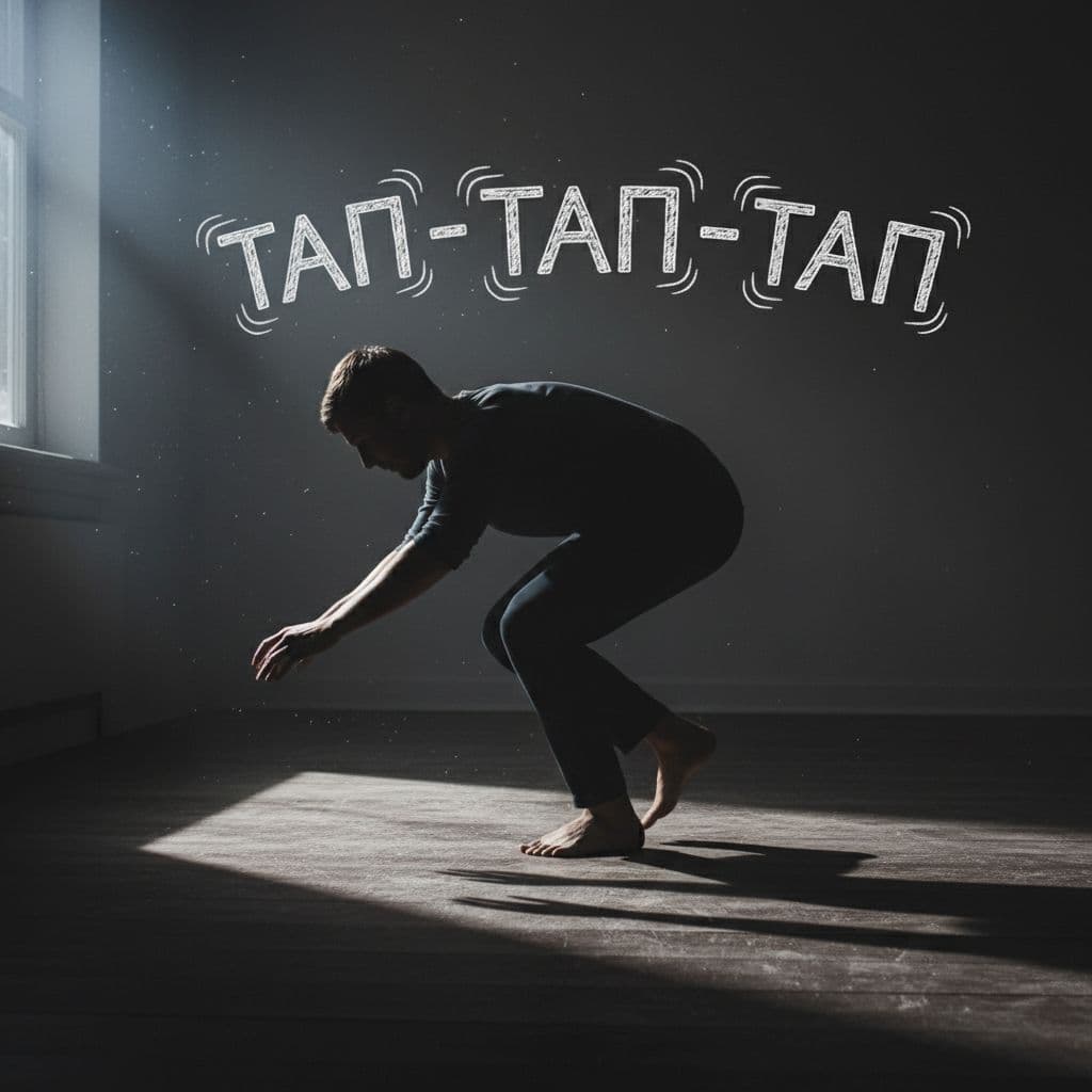 AI generated: Sound effect: quiet sneaky footsteps, “тап-тап-тап”