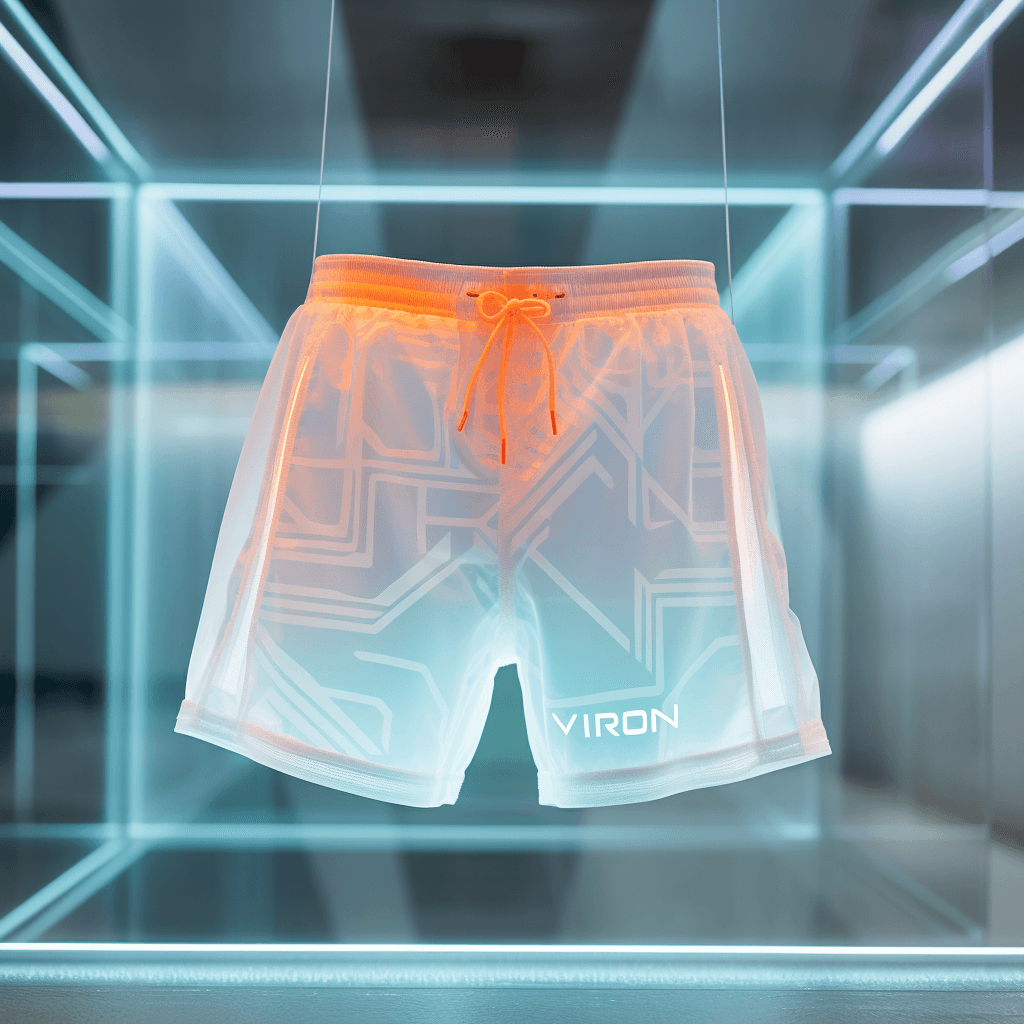 AI generated: vuori x tron summer collection, tron style core short, sony a7i, high definition, clear detail, clea...