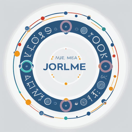 AI generated: Can you create an image of a  circular design containing a main circle with the text "Our products" ...
