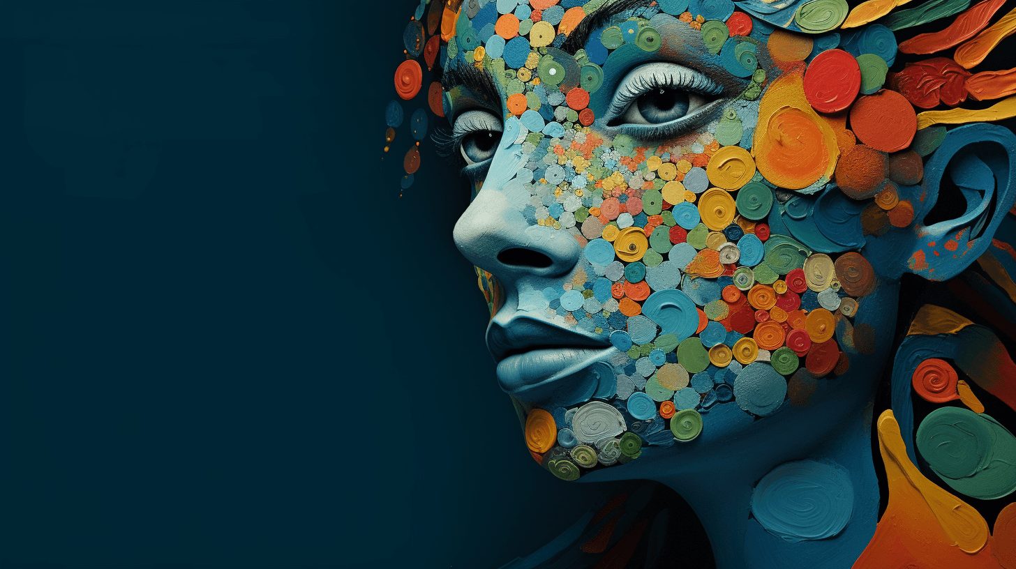 AI generated: create an artistic and abstract background for an online gallery --ar 2:1