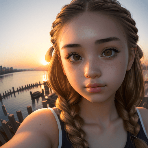 AI generated: (dynamic pose:1.2), (dynamic camera), (close-up, extremely detailed), emotional portrait of a 19 yea...