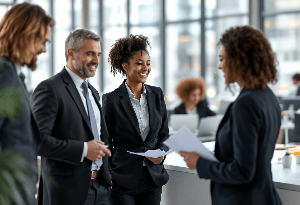 AI generated: group of 
tax preparers