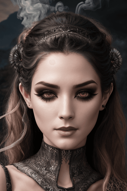 AI generated: (masterpiece:1 0),((Scottish:0.3)),((European:0.5)),((very pale skin:0.5)),((young witch)),practices...