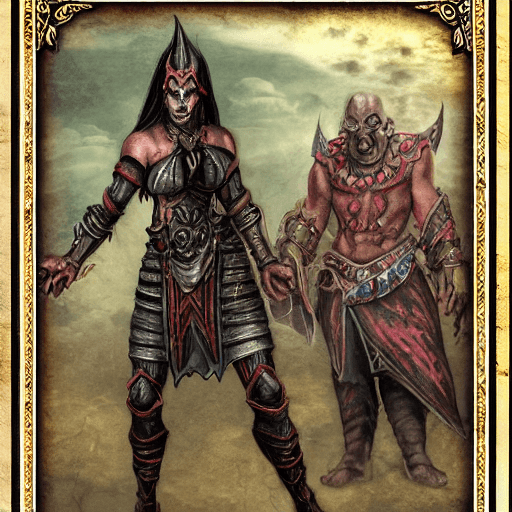 AI generated: a dunmer with a spare