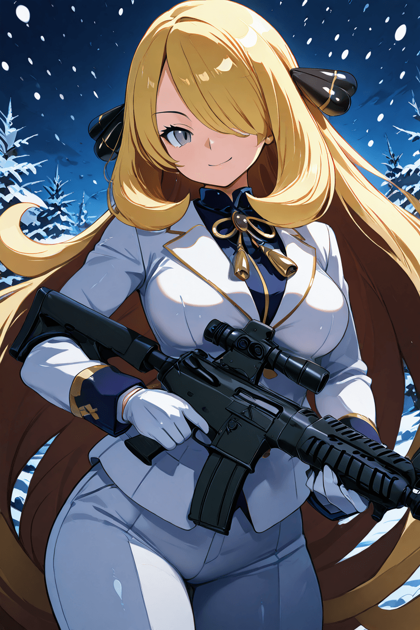 Cynthia 007: Golden Spy  (Pokemon) (Citron OC)