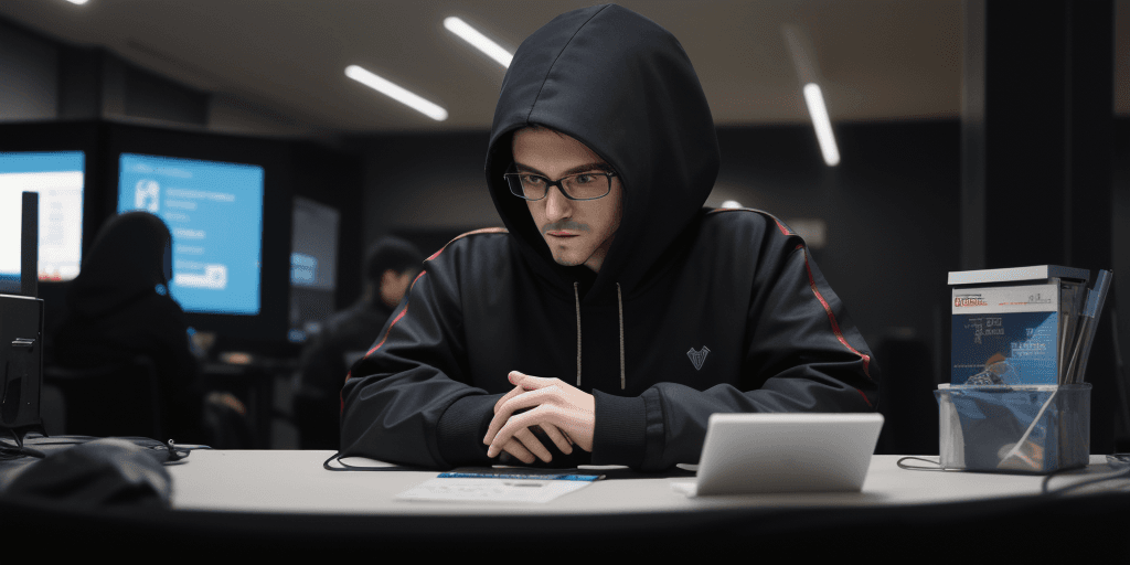 AI generated: Hacker , Cybersecurity expert, MrRobot