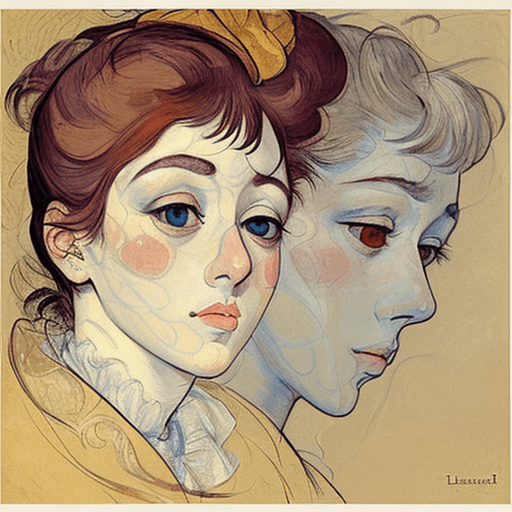 AI generated: the concept of music inspired by Henri de Toulouse-Lautrec, beautiful and detailed artwork, very det...