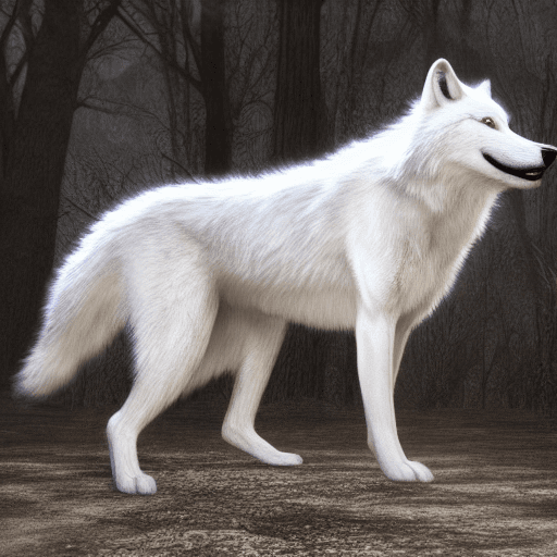 AI generated: anthro (white wolf), male, adult, muscular, veiny muscles, shorts, tail, (realistic fur, detailed fu...