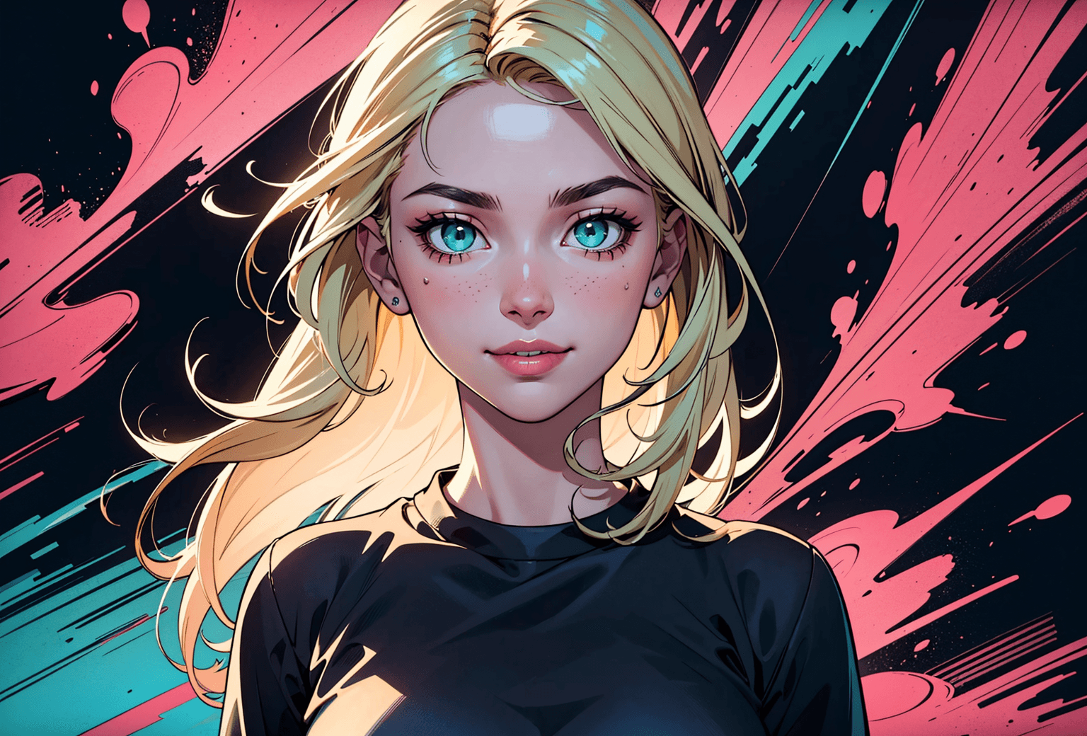 AI generated: (best quality, masterpiece, perfect face, beautiful and aesthetic:1.2, colorful, dynamic angle, high...