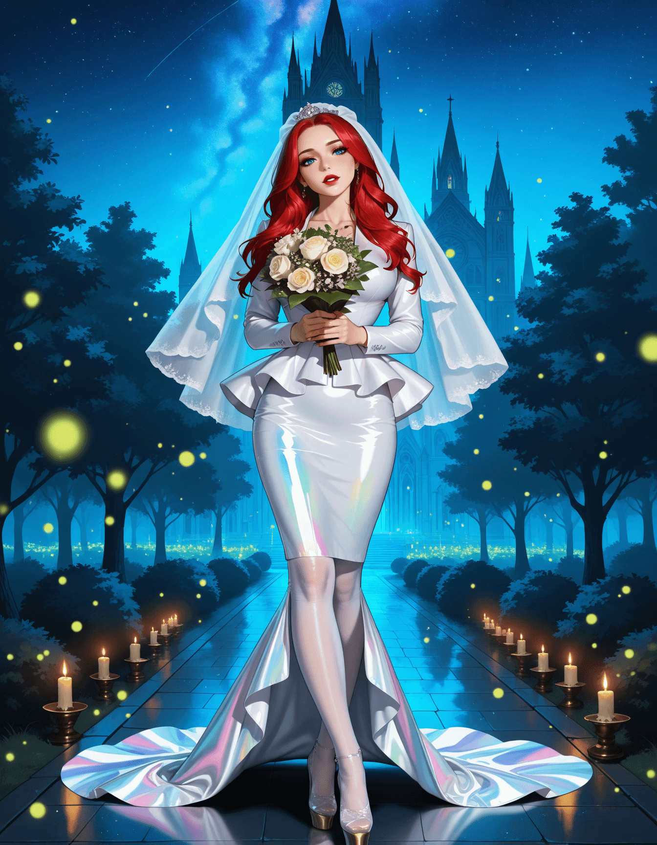 Skirt Suit Peplum Dress | Deja Vu | ILXL