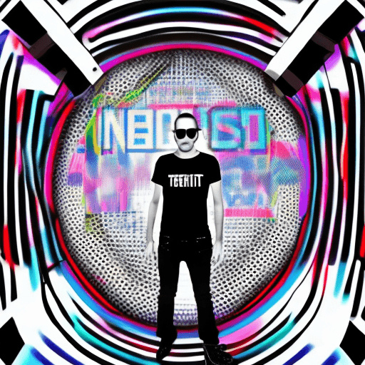 AI generated: ineed a fresh and funky background. Surprise me ..its for beatport techno
