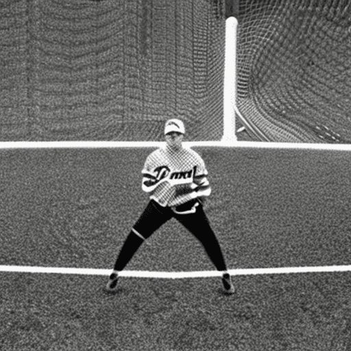 AI generated: beautiful professional female baseball player mid throw, sweat drops, insane, intricate, highly deta...
