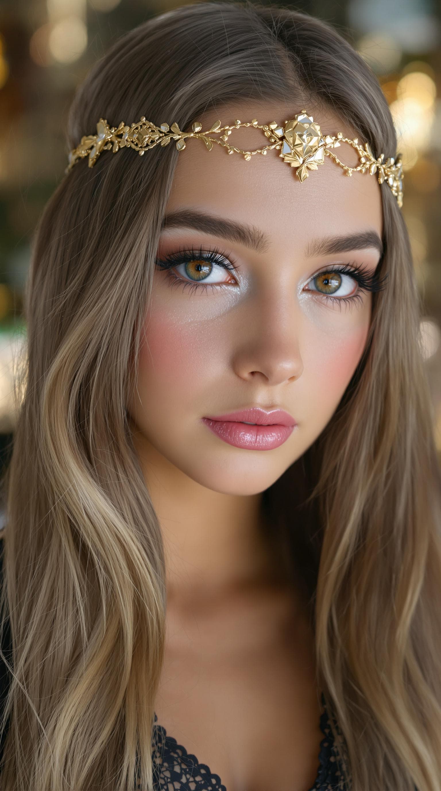 AI generated: a professional photo of a exceptionally beautiful girl in the world, (age 15) (futuristic),(masterpi...