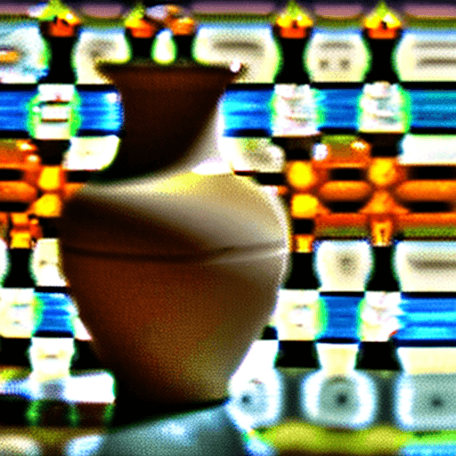 AI generated: a 4k photo of a classical greek vase in the "red-figure pottery" style sitting in a museum depicting...